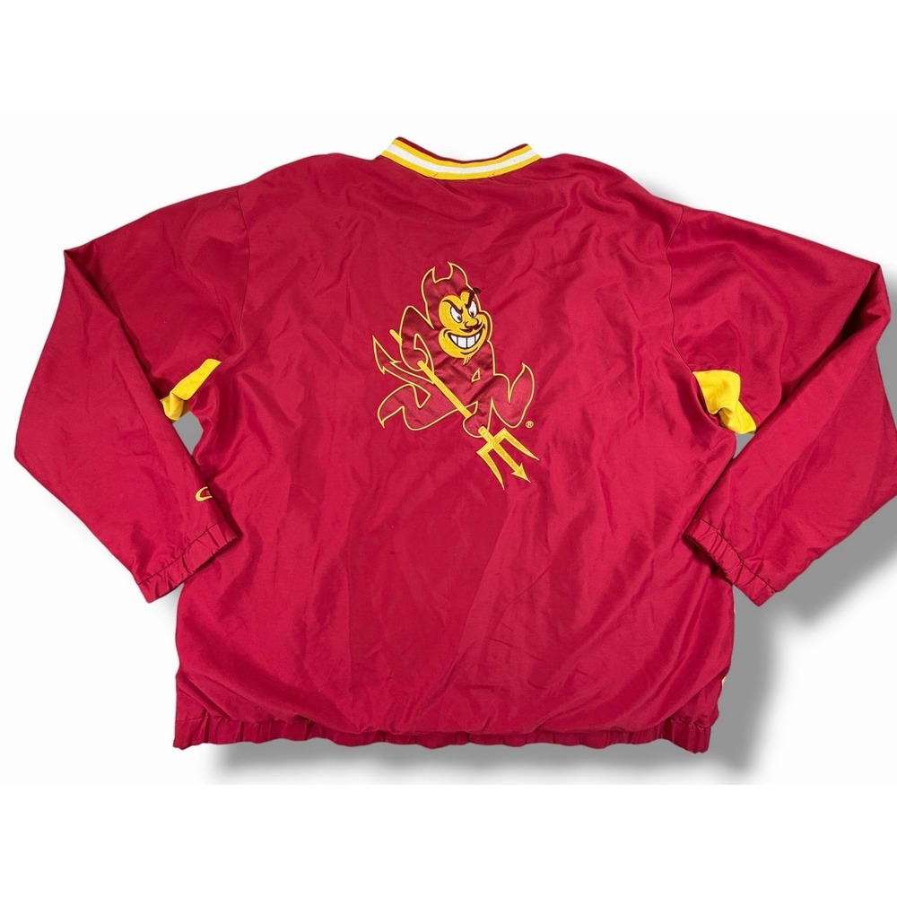 Vintage ASU Sun Devils Pullover Jacket NCAA 58 Sports Football Men's XL